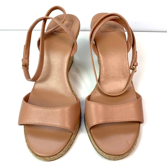 NEW Tory Burch Landon Espadrille Wedges - Picture 4 of 8